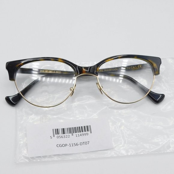 NEW CUTLER AND GROSS OF LONDON CGOP-1156-DT07 DARK TORTOISE CAT EYE EYEG… - Picture 12 of 12